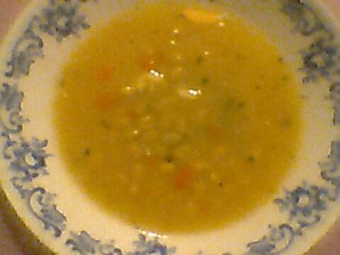 Fazolová polévka bez mouky