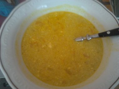 Indická mrkvová polévka