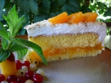 Mandarinkovo-šlehačkový dortík recept