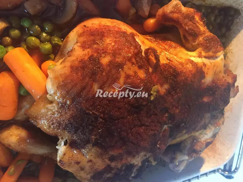 Pikantní kuře recept  drůbeží maso