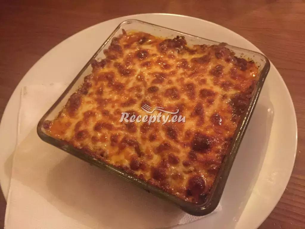 Žampiónové lasagne recept  těstoviny