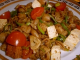 Špaldové mušličky s tofu a zeleninou recept