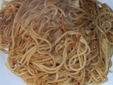 Špagety se sójovou omáčkou recept