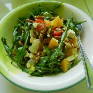 Medový salát s rukolou a pomerančem recept