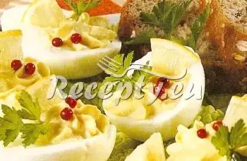 Ruská vejce s husími játry a majonézou recept  jídla z vajec ...