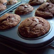 Čokoládové muffiny s mandlovými plátky recept