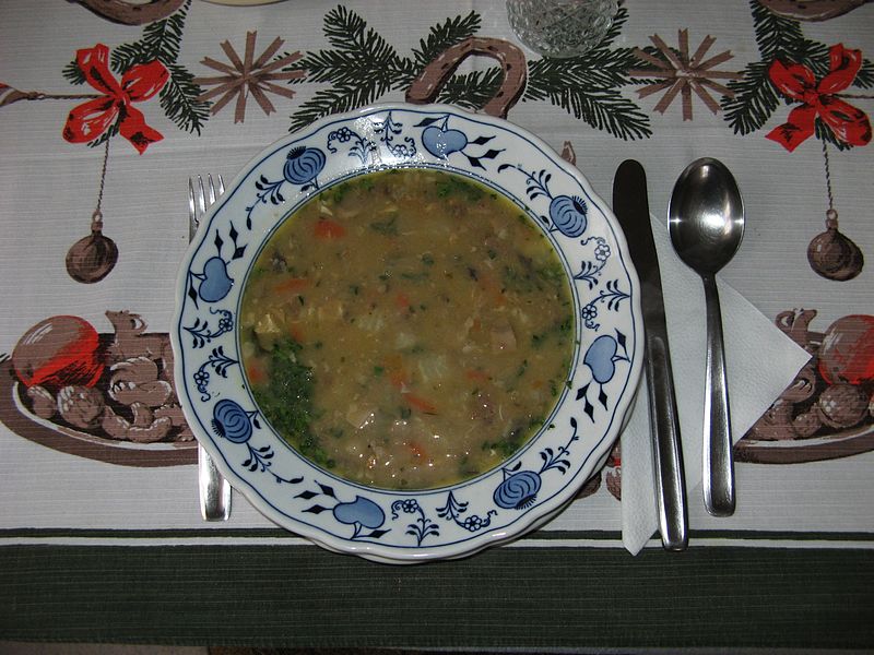 Vánoční rybí polévka recept