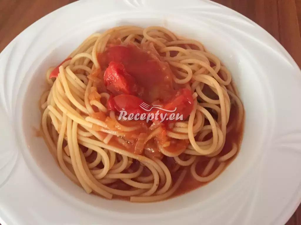 Špagety s masovými knedlíčky recept  těstoviny