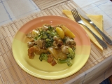 Zapečené kuřecí maso s brambory a brokolicí recept