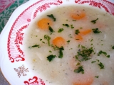 Polévka z haluškové vody recept