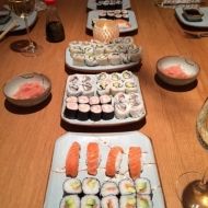 California rolls a nigiri sushi recept