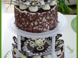 Čokoládový dvoupatrový dort recept
