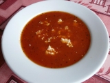Rajská polévka s balkánským sýrem recept