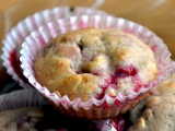 Zdravé, nízkokalorické malinové muffiny recept