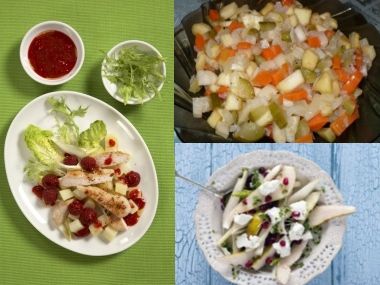 Saláty s ovocem  rychlovka do 20ti minut