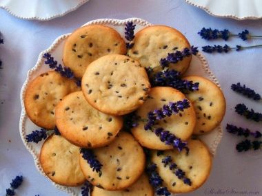Francouzské levandulové sušenky
