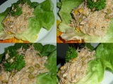 Salát z uzené makrely recept