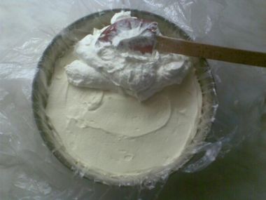 Nebeský koláč s vanilkovým tvarohem