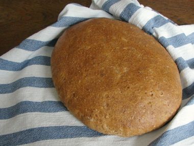 Pšenično-špaldový chléb s ovesnými vločkami
