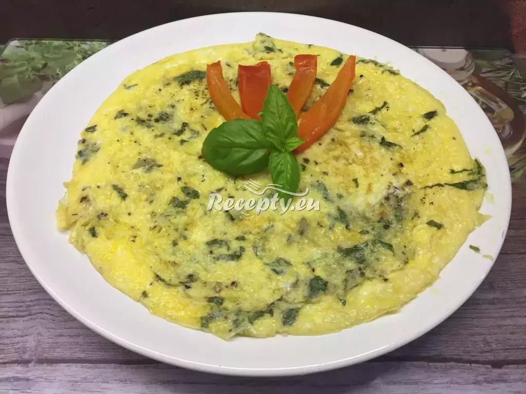 Pórková omeleta recept  jídla z vajec