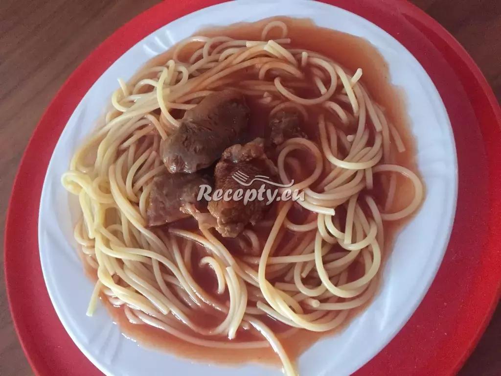 Špagety s kapary a rajčaty recept  těstoviny