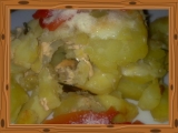 Zapékané brambory s tvarohem a sýrem recept