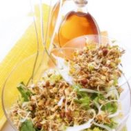 Jarní salát s výhonky recept