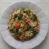 Thajská rýže s brokolicí a rajčaty recept