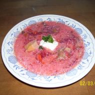 Ruský boršč recept