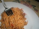 Špagety se špekem a česnekem recept