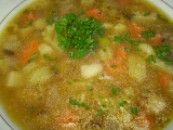 Zeleninovo-pohanková polévka s houbami recept