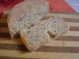 Lněný chléb se sezamem recept