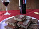 Čokoládové řezy s červeným vínem recept