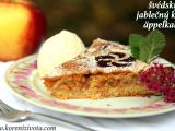 Švédský jablečný koláč äppelkaka recept