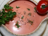 Studená rajčatová polévka recept