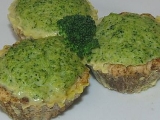 Zábavná dieta Krůtí košíčky s brokolicovou nádivkou recept ...