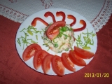 Salát z těstovin a syrové zeleniny recept