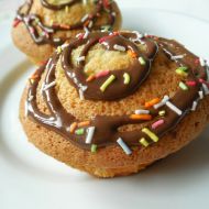 Šlehačkové muffiny s čokoládou recept