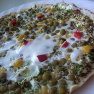 Bílková zeleninová omeleta recept