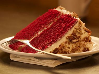 Červený Newyorský dort