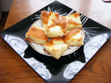 Povidlovo-tvarohový koláč(buchta)