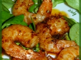 Marinované krevety Gambas na pánvičce recept