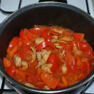 Rajčatovo-papriková omáčka s vepřovým recept