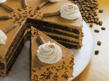 Kaffee-Kuchen (Kávový dort)