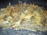 Brokolice s hermelínem a sýrovou čepičkou recept
