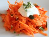 Pikantní mrkvový salát s řeřichou recept