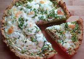 Bramborový koláč s brokolicí a šmakounem recept