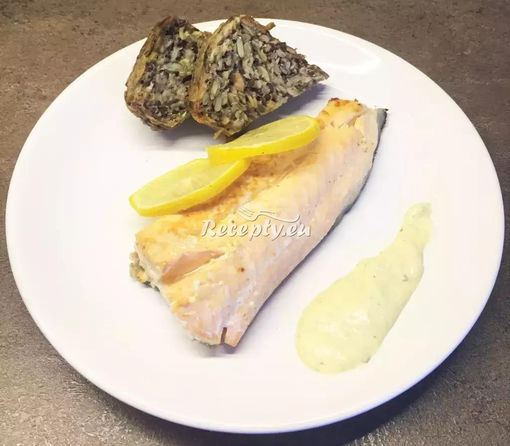 Losos s koriandrovou omáčkou recept  ryby
