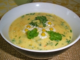 Jarní mrkvová polévka s bylinkami recept