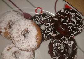 Mini donuts ( donutky )  vdolky, koblížky recept